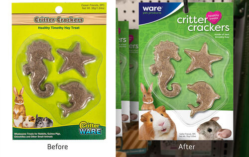 Ware Pet Products Packaging Design Critter Crackers